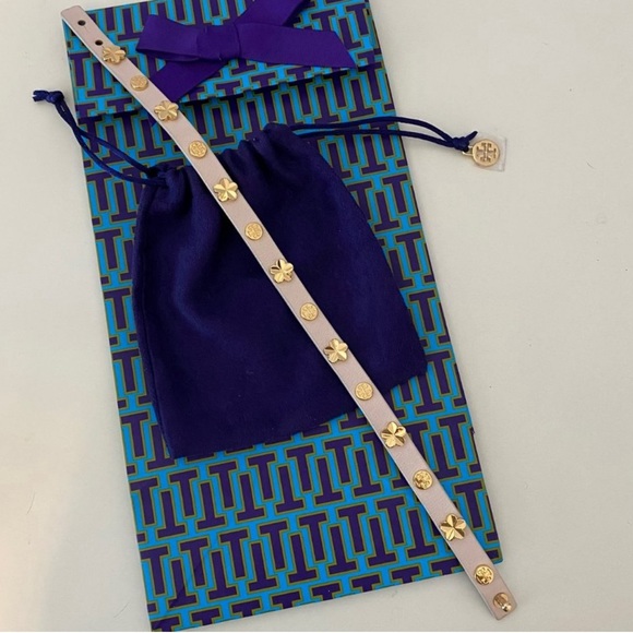 Tory Burch Leather Wrap Bracelet - Picture 2 of 3